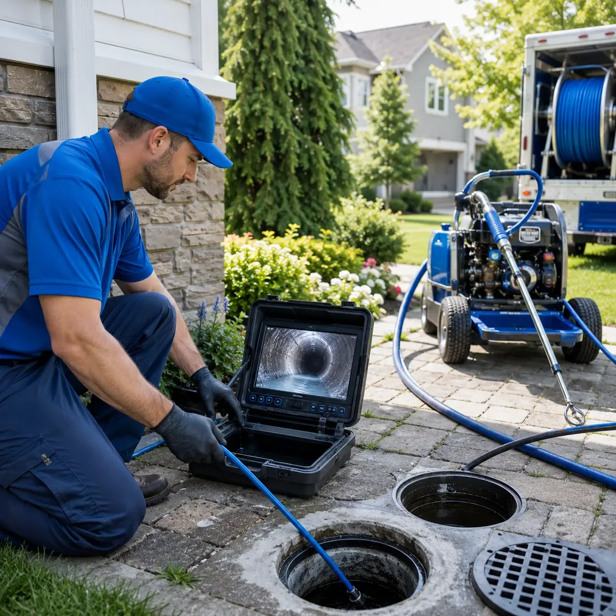 Outdoor drain cleaning professionals serving Manchaca, TX