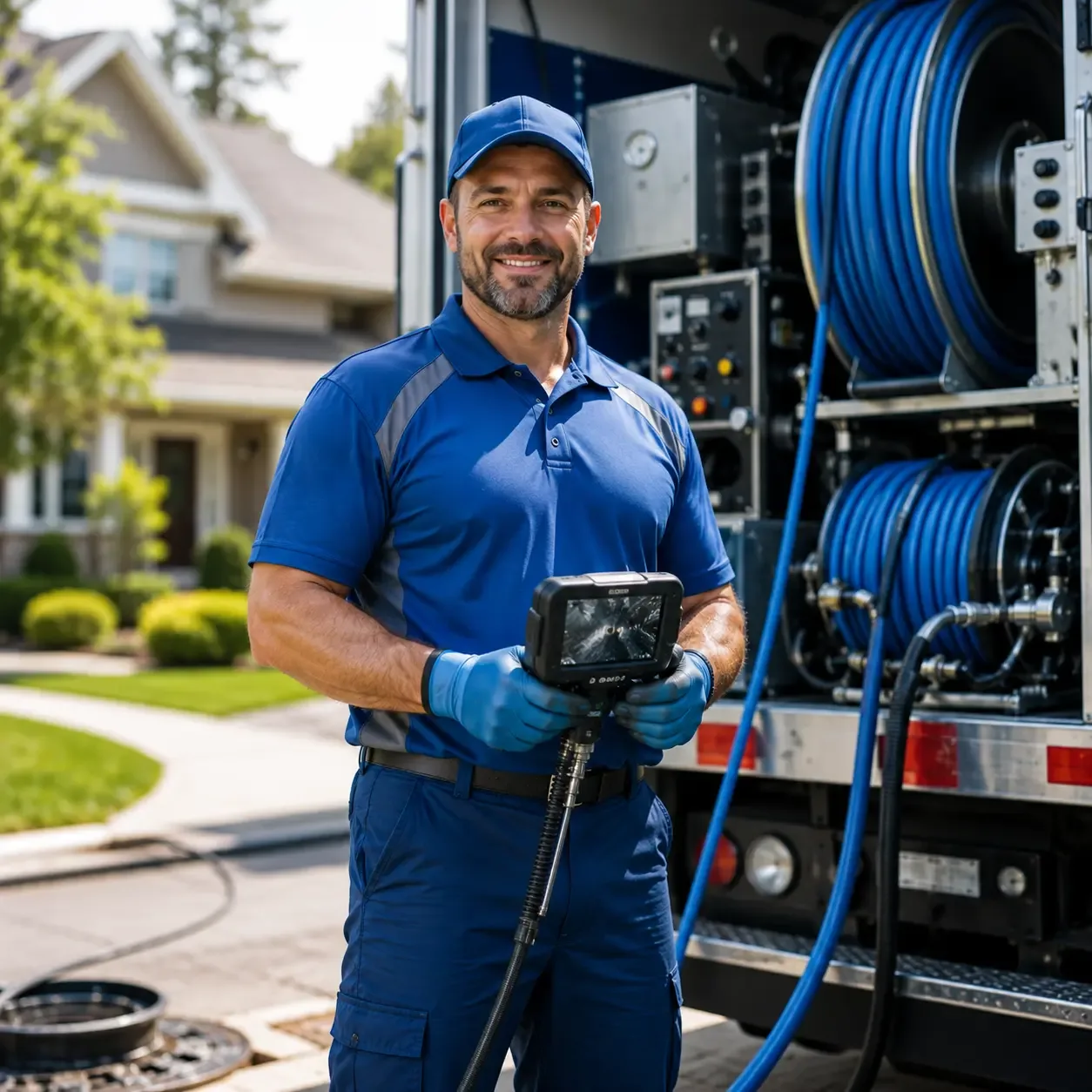 Local outdoor drain cleaning specialists in Manchaca, TX